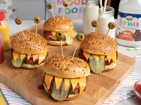 4 Sea Monster Burgers