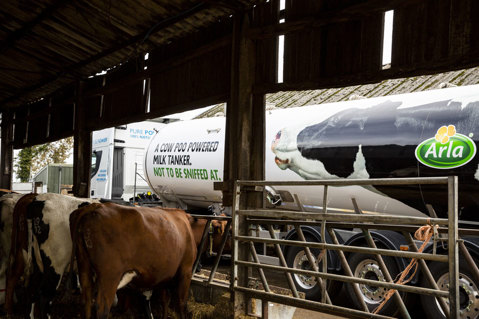 Cow pat-powered tankers